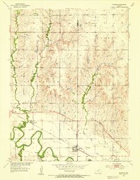 Download a high-resolution, GPS-compatible USGS topo map for Simpson, KS (1954 edition)