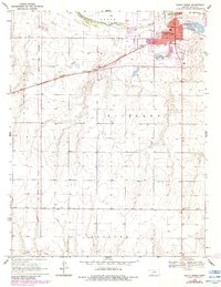 Download a high-resolution, GPS-compatible USGS topo map for South Dodge, KS (1984 edition)