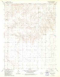 Download a high-resolution, GPS-compatible USGS topo map for South Flats, KS (1980 edition)