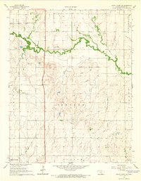 Download a high-resolution, GPS-compatible USGS topo map for South Haven NE, KS (1966 edition)