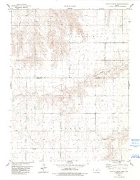 Download a high-resolution, GPS-compatible USGS topo map for South of Crosby Creek, KS (1993 edition)