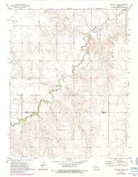 preview thumbnail of historical topo map of Hodgeman County, KS in 1972