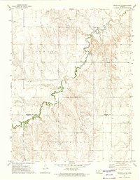 Download a high-resolution, GPS-compatible USGS topo map for Spearville NE, KS (1974 edition)