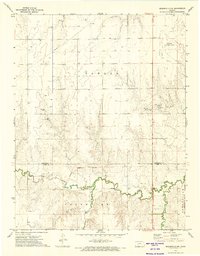 Download a high-resolution, GPS-compatible USGS topo map for Spearville NW, KS (1974 edition)