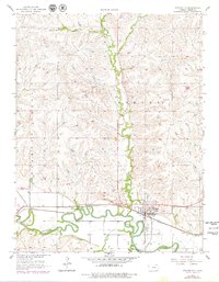 Download a high-resolution, GPS-compatible USGS topo map for Strong City, KS (1979 edition)