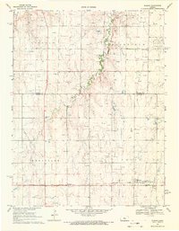 Download a high-resolution, GPS-compatible USGS topo map for Susank, KS (1971 edition)