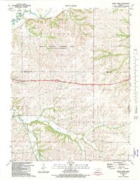 Download a high-resolution, GPS-compatible USGS topo map for Swede Creek, KS (1982 edition)