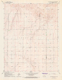Download a high-resolution, GPS-compatible USGS topo map for Syracuse East SE, KS (1967 edition)