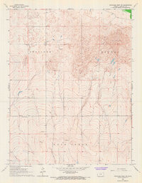 Download a high-resolution, GPS-compatible USGS topo map for Syracuse West NW, KS (1967 edition)
