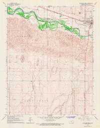 Download a high-resolution, GPS-compatible USGS topo map for Syracuse West, KS (1967 edition)