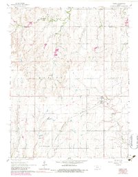 Download a high-resolution, GPS-compatible USGS topo map for Tampa, KS (1983 edition)