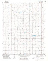 Download a high-resolution, GPS-compatible USGS topo map for Tennis, KS (1978 edition)