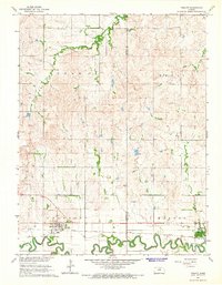 Download a high-resolution, GPS-compatible USGS topo map for Tescott, KS (1966 edition)