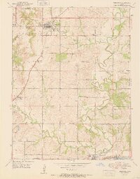 1951 Map of Tonganoxie