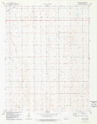 preview thumbnail of historical topo map of Scott County, KS in 1978