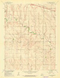 preview thumbnail of historical topo map of Trego County, KS in 1960