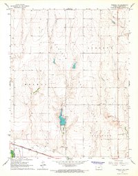 Download a high-resolution, GPS-compatible USGS topo map for Tribune 3 SE, KS (1967 edition)