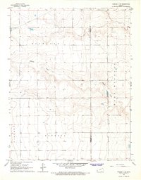 Download a high-resolution, GPS-compatible USGS topo map for Tribune 4 NE, KS (1967 edition)