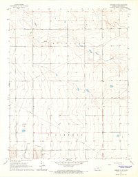 Download a high-resolution, GPS-compatible USGS topo map for Tribune 4 NW, KS (1967 edition)