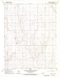 Download a high-resolution, GPS-compatible USGS topo map for Tribune 4 SW, KS (1967 edition)