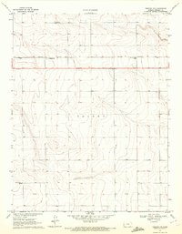 Download a high-resolution, GPS-compatible USGS topo map for Tribune NW, KS (1972 edition)