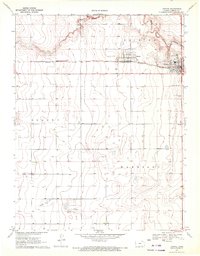 Download a high-resolution, GPS-compatible USGS topo map for Tribune, KS (1972 edition)