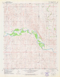 Download a high-resolution, GPS-compatible USGS topo map for Trout Creek, KS (1980 edition)