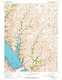 Download a high-resolution, GPS-compatible USGS topo map for Tuttle Creek Dam, KS (1965 edition)