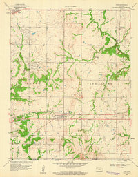 Download a high-resolution, GPS-compatible USGS topo map for Tyro, KS (1959 edition)