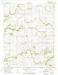 Download a high-resolution, GPS-compatible USGS topo map for Valeda, KS (1976 edition)
