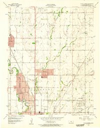 Download a high-resolution, GPS-compatible USGS topo map for Valley Center, KS (1957 edition)