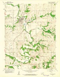 Download a high-resolution, GPS-compatible USGS topo map for Valley Falls, KS (1961 edition)