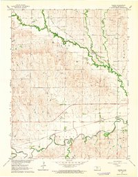 Download a high-resolution, GPS-compatible USGS topo map for Vesper, KS (1964 edition)