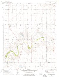 Download a high-resolution, GPS-compatible USGS topo map for Wagon Bed Spring, KS (1976 edition)