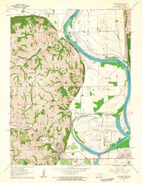 Download a high-resolution, GPS-compatible USGS topo map for Wathena, KS (1962 edition)