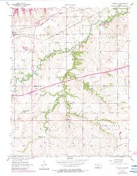 Download a high-resolution, GPS-compatible USGS topo map for Waverly NW, KS (1983 edition)
