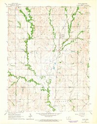 Download a high-resolution, GPS-compatible USGS topo map for Wayne, KS (1966 edition)