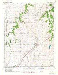 Download a high-resolution, GPS-compatible USGS topo map for Welda, KS (1967 edition)
