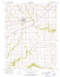 Download a high-resolution, GPS-compatible USGS topo map for Wellsville, KS (1976 edition)