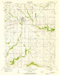 Download a high-resolution, GPS-compatible USGS topo map for Wellsville, KS (1957 edition)