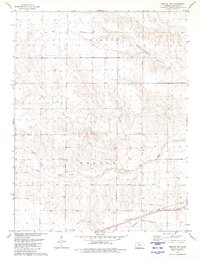 Download a high-resolution, GPS-compatible USGS topo map for Weskan NW, KS (1980 edition)