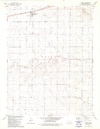 Download a high-resolution, GPS-compatible USGS topo map for Weskan, KS (1980 edition)