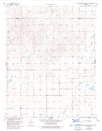 Download a high-resolution, GPS-compatible USGS topo map for West of Wild Horse Lake, KS (1993 edition)