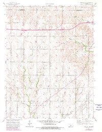 Download a high-resolution, GPS-compatible USGS topo map for Westfall SW, KS (1980 edition)