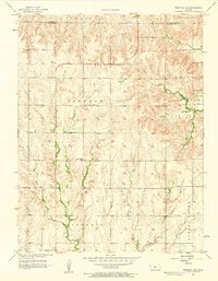 Download a high-resolution, GPS-compatible USGS topo map for Westfall SW, KS (1958 edition)