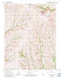 Download a high-resolution, GPS-compatible USGS topo map for Westmoreland NE, KS (1983 edition)