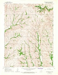 Download a high-resolution, GPS-compatible USGS topo map for Westmoreland NE, KS (1965 edition)