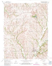 Download a high-resolution, GPS-compatible USGS topo map for Westmoreland, KS (1983 edition)