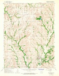 Download a high-resolution, GPS-compatible USGS topo map for Westmoreland, KS (1965 edition)