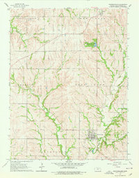 Download a high-resolution, GPS-compatible USGS topo map for Westmoreland, KS (1978 edition)